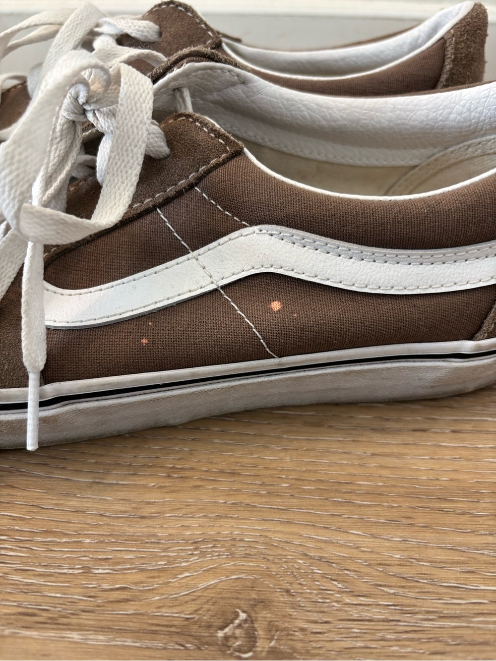 Brown Men’s Vans Size 10.5 - Picture 4 of 10